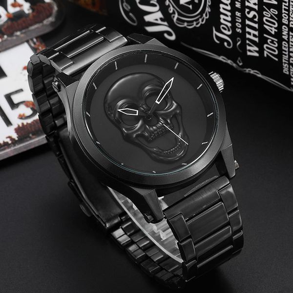 foreign trade skull casual mens brand watch steel belt quartz creative watch fashion mens watch factory wholesale, Slivery;brown
foreign trade skull casual mens brand watch steel belt quartz creative watch fashion mens watch factory wholesale, Slivery;brown