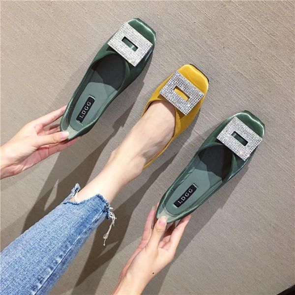 selling woman casual shoes 2019 fashion lady flat heel shoe rhinestone metal buckle square toe cap design asian size 35-39, Black
selling woman casual shoes 2019 fashion lady flat heel shoe rhinestone metal buckle square toe cap design asian size 35-39, Black