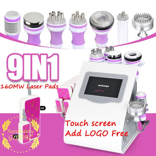 touch screen 9in1 40khz ultrasonic cavitation 8 pads laser slimming machine vacuum rf body salon spa fat removal weight loss equipment
touch screen 9in1 40khz ultrasonic cavitation 8 pads laser slimming machine vacuum rf body salon spa fat removal weight loss equipment