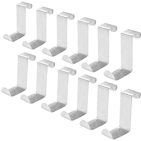 12 pack silver single over door hanger hooks behind back of door durable stainless steel clothes hangers behind the hook
12 pack silver single over door hanger hooks behind back of door durable stainless steel clothes hangers behind the hook