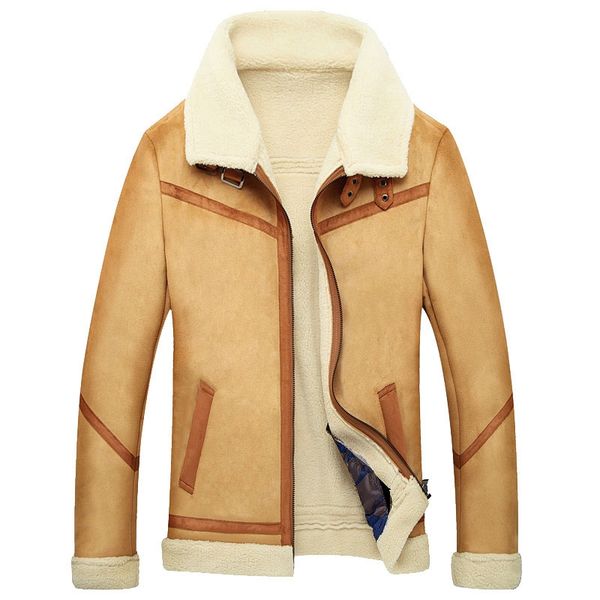 faux cashmere men's fur coat brown outwear jacket fleece mens fur coats faux sheepskin parka slim luxury winter warm, Black
faux cashmere men's fur coat brown outwear jacket fleece mens fur coats faux sheepskin parka slim luxury winter warm, Black