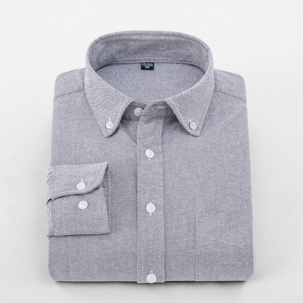 100% cotton men's oxford casual shirt long sleeve comfortable fashion button-down collar business solid dress shirt, White;black
100% cotton men's oxford casual shirt long sleeve comfortable fashion button-down collar business solid dress shirt, White;black