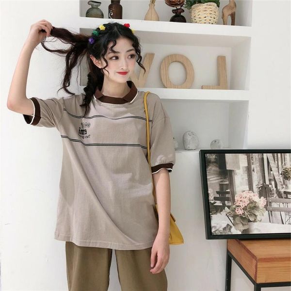высокое качество хлопка poloshirt оригинальный дизайн повседневная летняя новая женская рубашка заклинание цвет вышивка рубашка топы с корот, White
высокое качество хлопка poloshirt оригинальный дизайн повседневная летняя новая женская рубашка заклинание цвет вышивка рубашка топы с корот, White