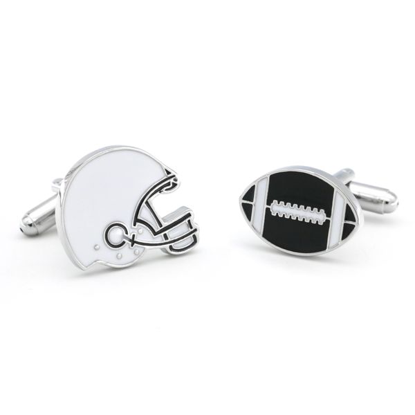 igame new arrival american football cuff links black color rugby player design quality men's brass cufflinks ing, Silver;golden
igame new arrival american football cuff links black color rugby player design quality men's brass cufflinks ing, Silver;golden