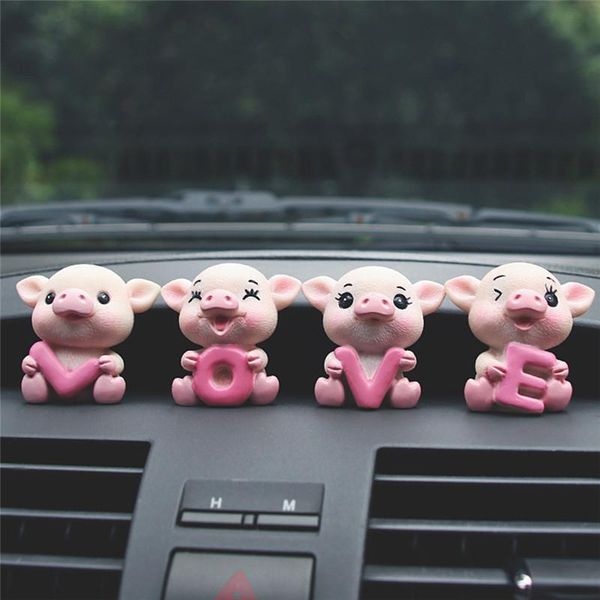 kuulee love car ornaments cute cartoon pig shape doll love letter resin car interior decoration
kuulee love car ornaments cute cartoon pig shape doll love letter resin car interior decoration