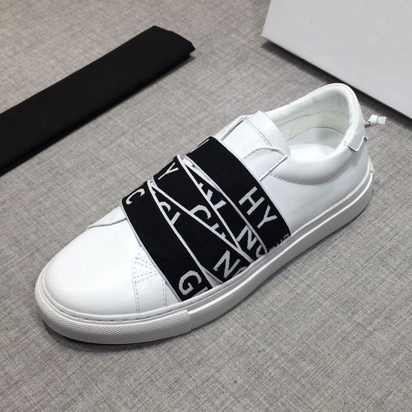 new white fashion men designer shoes real leather designer trendy sneakers women open luxury beautiful shoes, Black
new white fashion men designer shoes real leather designer trendy sneakers women open luxury beautiful shoes, Black
