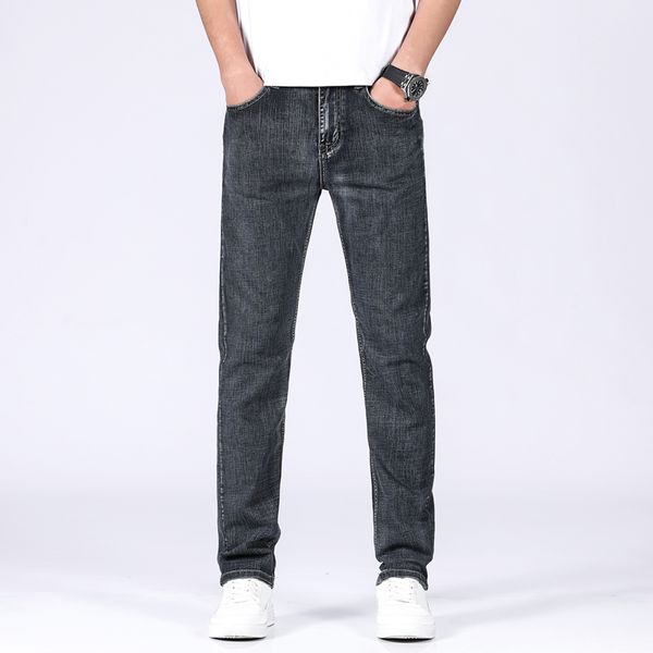 men's jeans large size business fashion straight loose blue dark grey stretch denim leisure trousers classic men plus 44 46
men's jeans large size business fashion straight loose blue dark grey stretch denim leisure trousers classic men plus 44 46