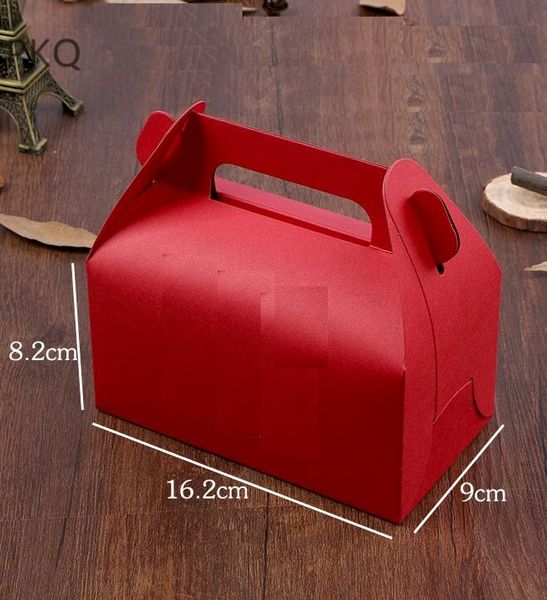 40pcs red paper box with handle handmade muffin mousse cake box egg tart packaging wedding portable 16.2*9*8.2cm
40pcs red paper box with handle handmade muffin mousse cake box egg tart packaging wedding portable 16.2*9*8.2cm