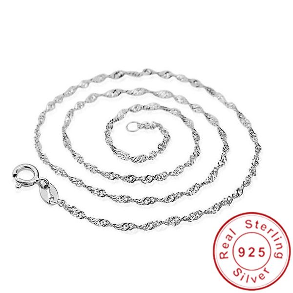 real 925 sterling silver chain necklace for women men jewelry smooth wedding chain necklace
real 925 sterling silver chain necklace for women men jewelry smooth wedding chain necklace