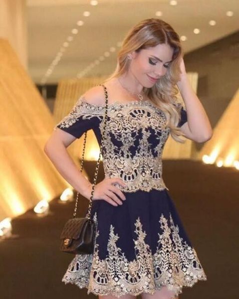 gold appliques prom dresses bateau neckline short sleeves cocktail party gowns women formal evening dresses with beaded 2019, Black
gold appliques prom dresses bateau neckline short sleeves cocktail party gowns women formal evening dresses with beaded 2019, Black