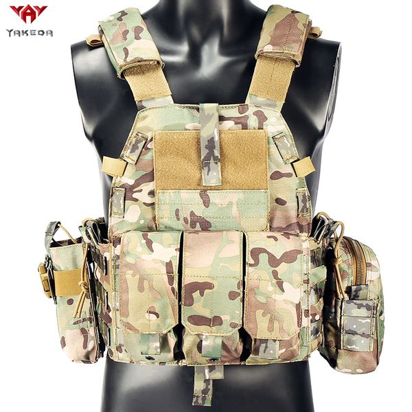 yakeda multicam camouflage molle nylon modular vest tactical vests outdoor hunting 6094 vests military men clothes army vest, Black;green
yakeda multicam camouflage molle nylon modular vest tactical vests outdoor hunting 6094 vests military men clothes army vest, Black;green