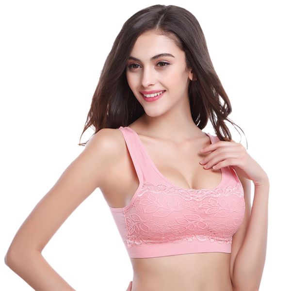 2019 new women sports bra women yoga fitness stretch workout tank seamless padded push up lace tube brassiere, White;black
2019 new women sports bra women yoga fitness stretch workout tank seamless padded push up lace tube brassiere, White;black