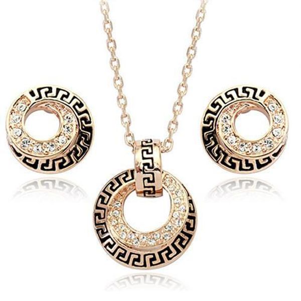 3-piece set of exquisite european and american fashion earrings, necklaces and jewelry set for men and women, Silver
3-piece set of exquisite european and american fashion earrings, necklaces and jewelry set for men and women, Silver