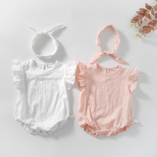 infant toddler solid color cotton rompers with headbands 2020 new fashion baby girls sweet summer rompers, Blue
infant toddler solid color cotton rompers with headbands 2020 new fashion baby girls sweet summer rompers, Blue