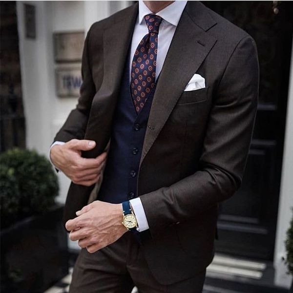 new coat pants designs dark brown men suit set slim fit elegant tuxedos wedding business party dress prom party costume homme, White;black
new coat pants designs dark brown men suit set slim fit elegant tuxedos wedding business party dress prom party costume homme, White;black