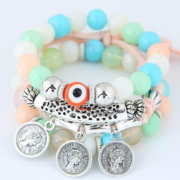 tenande new fashion multi layer opal beads coins evil eye tassel bracelets & bangles for women maxi night club jewelry cuff gift, Golden;silver
tenande new fashion multi layer opal beads coins evil eye tassel bracelets & bangles for women maxi night club jewelry cuff gift, Golden;silver