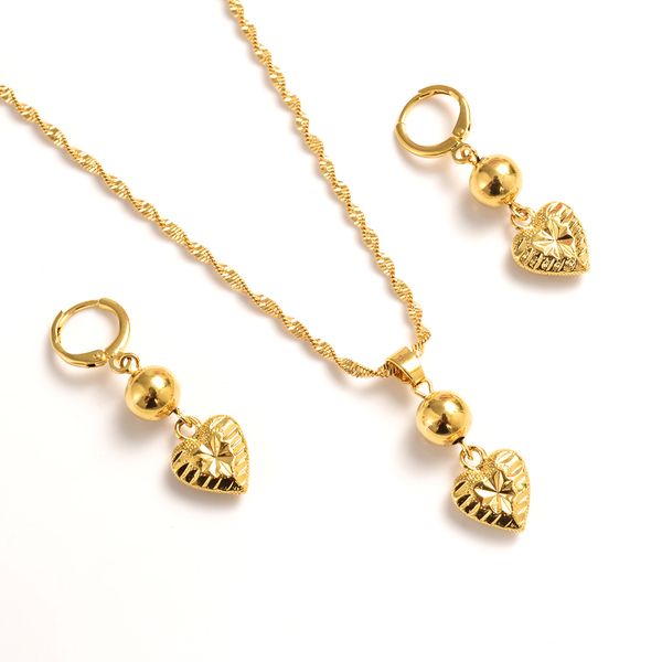 heart jewelry sets classical necklaces earrings set fine gold gf arab/africa wedding bride's dowry women girls gif, Silver
heart jewelry sets classical necklaces earrings set fine gold gf arab/africa wedding bride's dowry women girls gif, Silver