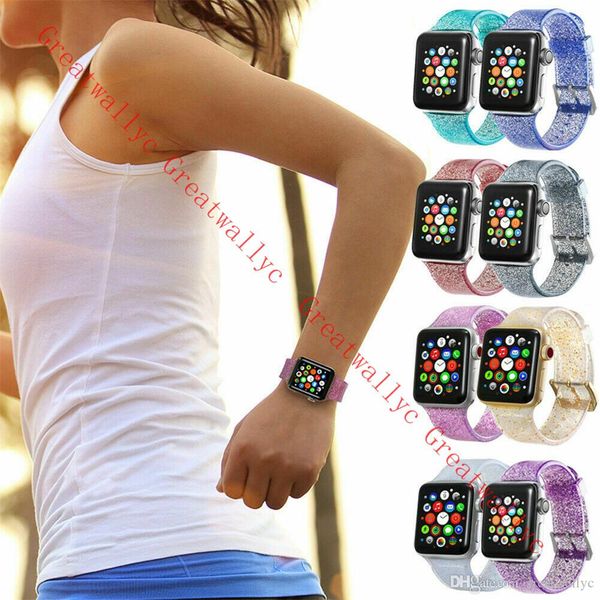 silicone watchband for apple watch 40mm 44mm 38mm 42mm shiny glitter women men replace bracelet strap band for iwatch 1 2 3 4
silicone watchband for apple watch 40mm 44mm 38mm 42mm shiny glitter women men replace bracelet strap band for iwatch 1 2 3 4