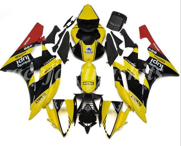 injection mold new abs motorcycle full fairings kit fit for yamaha yzf-r6 2006 2007 06 07 r6 bodywork set yellow red
injection mold new abs motorcycle full fairings kit fit for yamaha yzf-r6 2006 2007 06 07 r6 bodywork set yellow red