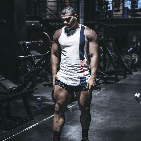 men fashion new fitness tank bodybuilding workout gym men fitness clothing, White;black
men fashion new fitness tank bodybuilding workout gym men fitness clothing, White;black