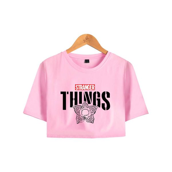 stranger things 3 crop t-shirt upside down eleven pink shirt cropped harajuku short sleeve tee shirt woman clothing, White
stranger things 3 crop t-shirt upside down eleven pink shirt cropped harajuku short sleeve tee shirt woman clothing, White