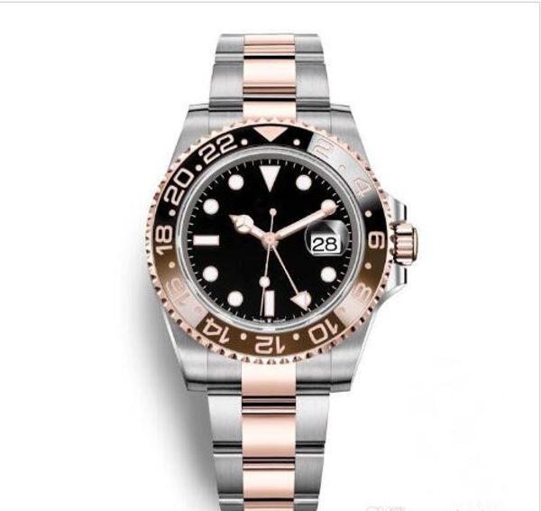 new sale rose gold gmt2 listed batman mens watch automatic movement ceramic rotating bezel sapphire glass steel strap wristwatch, Slivery;brown
new sale rose gold gmt2 listed batman mens watch automatic movement ceramic rotating bezel sapphire glass steel strap wristwatch, Slivery;brown