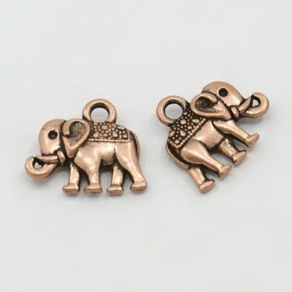 100cps vintage elephant charms tibetan style pendants for diy jewelry finding making necklaces antique golden 12x14x2.5mm, Bronze;silver
100cps vintage elephant charms tibetan style pendants for diy jewelry finding making necklaces antique golden 12x14x2.5mm, Bronze;silver