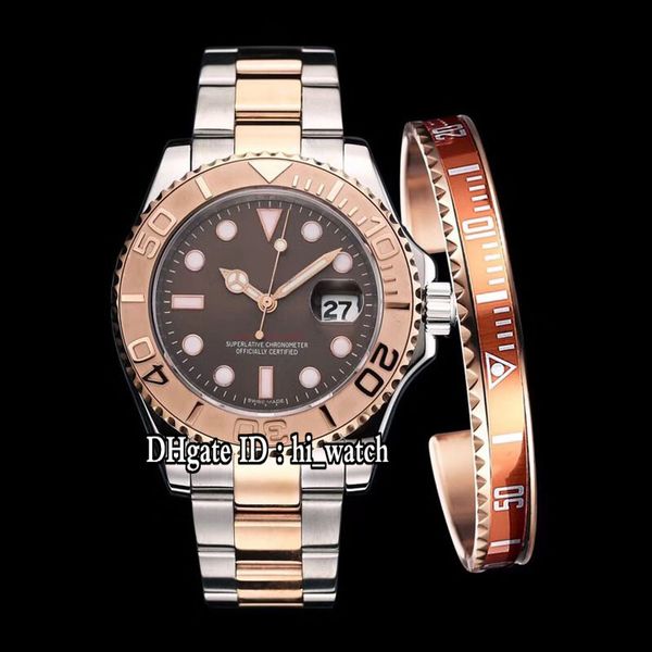 new jff ym m126621 a2813 automatic mens watch two tone rose gold bezel brown dial stainless steel bracelet (bracelet) hi_watch 32c3, Slivery;brown
new jff ym m126621 a2813 automatic mens watch two tone rose gold bezel brown dial stainless steel bracelet (bracelet) hi_watch 32c3, Slivery;brown