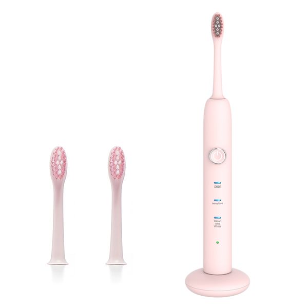 sonic vibration electric toothbrush with two replacement brush heads intelligent timing wireless charging full body waterproof
sonic vibration electric toothbrush with two replacement brush heads intelligent timing wireless charging full body waterproof