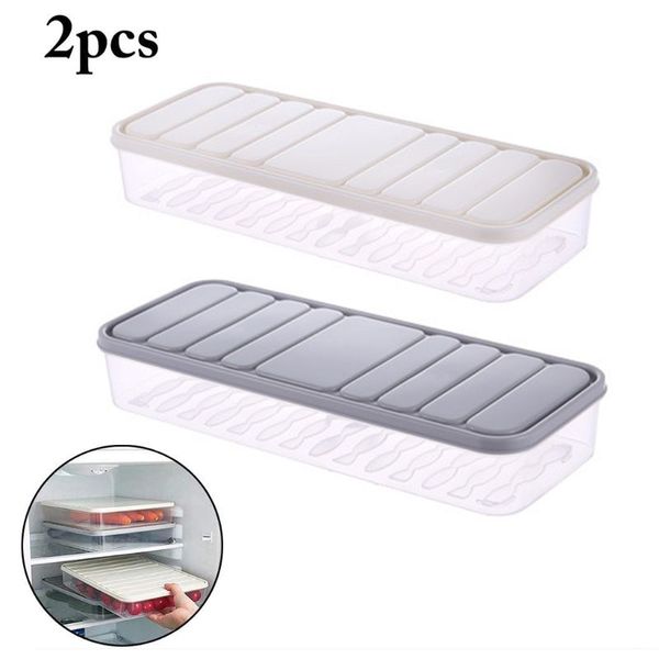 storage bottles & jars 2pcs container large capacity er reusable box x4ye