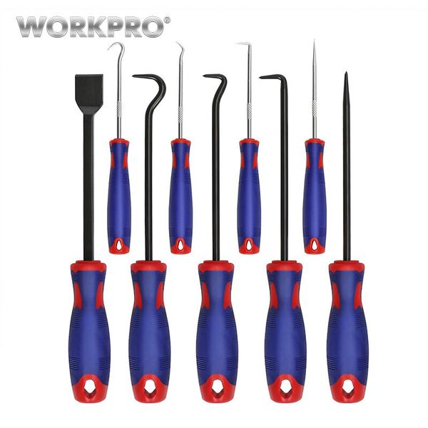 workpro 9 piece tool set hook pick and scraper set for watch clock repair tool kits
workpro 9 piece tool set hook pick and scraper set for watch clock repair tool kits