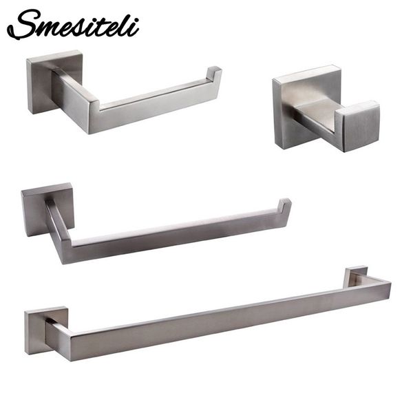 bathroom hardware set brushed steel robe hook towel rail bar shelf tissue paper holder toothbrush holder bathroom accessories
bathroom hardware set brushed steel robe hook towel rail bar shelf tissue paper holder toothbrush holder bathroom accessories