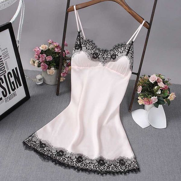 spring and summer bottoming nightdress slim home service new ladies strap ice silk elegant charming nightdress sleepwear, Black;red
spring and summer bottoming nightdress slim home service new ladies strap ice silk elegant charming nightdress sleepwear, Black;red