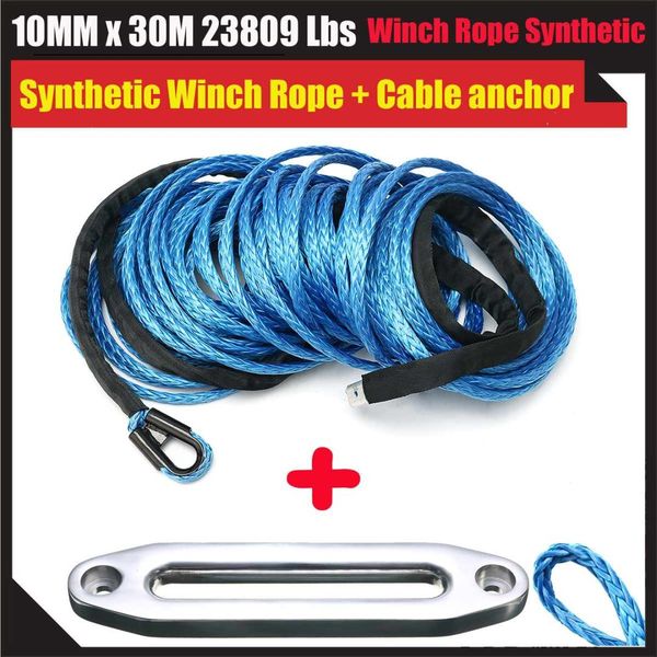 new 10mmx30m black synthetic winch rope with aluminum hawse fairlead for atv winch kit
new 10mmx30m black synthetic winch rope with aluminum hawse fairlead for atv winch kit