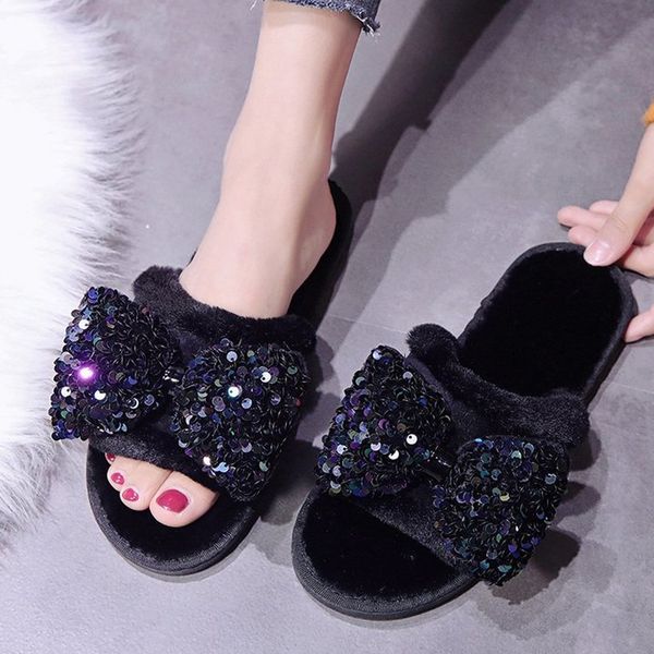 женские пушистый fur тапочки cozy open toe бабочка узел плюшевые флис дом закрытых открытые тапочки нескользящая обувь femal, Black
женские пушистый fur тапочки cozy open toe бабочка узел плюшевые флис дом закрытых открытые тапочки нескользящая обувь femal, Black