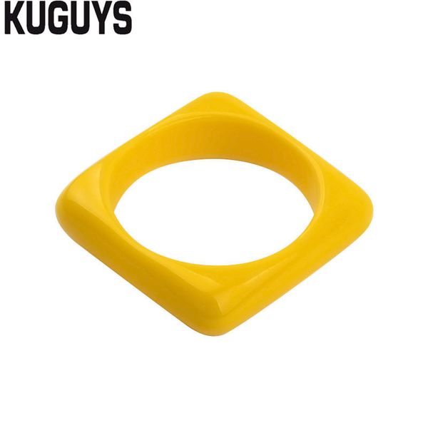 kuguys fashion jewelry 11 colors resin fine bangle for women multilayer geometric square bracelet trendy accessories, Black
kuguys fashion jewelry 11 colors resin fine bangle for women multilayer geometric square bracelet trendy accessories, Black