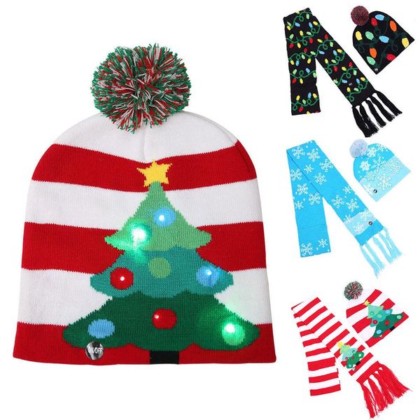 christmas led light knitted warm hat scarf cap christmas party holiday supply nice
christmas led light knitted warm hat scarf cap christmas party holiday supply nice