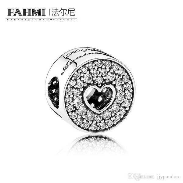 fahmi 100% 925 sterling silver 1:1 original 791977cz authentic temperament fashion glamour retro bead wedding women jewelry, Black