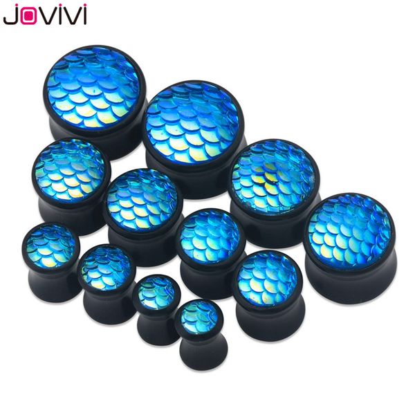 jovivi ear piercing black solid acrylic mermaid fish scale saddle ear plugs flesh tunnels single flared expander stretcher, Slivery;golden
jovivi ear piercing black solid acrylic mermaid fish scale saddle ear plugs flesh tunnels single flared expander stretcher, Slivery;golden