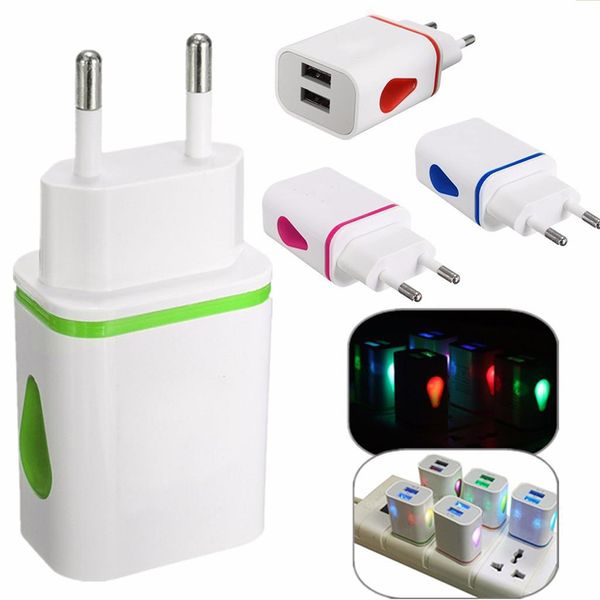 Dual usb wall charger LED EU Raindrop charging head plug portable home travel wall charging power charger adapter
Dual usb wall charger LED EU Raindrop charging head plug portable home travel wall charging power charger adapter