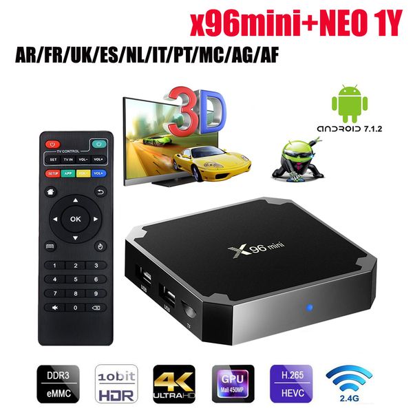 подлинная x96mini android tv box neo 1y connect для smart tv pc m3u европа android7. 1 hdmi франция арабский 1g8gb телеприставка
подлинная x96mini android tv box neo 1y connect для smart tv pc m3u европа android7. 1 hdmi франция арабский 1g8gb телеприставка