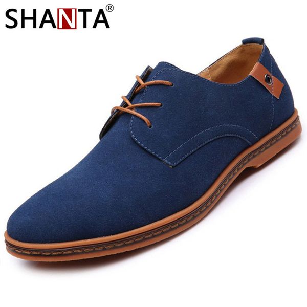 shanta 2019 fashion men casual shoes new spring men flats lace up male suede oxfords men leather shoes men's sneakers mx190730, Black
shanta 2019 fashion men casual shoes new spring men flats lace up male suede oxfords men leather shoes men's sneakers mx190730, Black