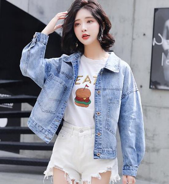 woman spring and autumn europe and the united states new style trend boutique slim personality with casual short denim jacket / 456 s-xl, Black;brown
woman spring and autumn europe and the united states new style trend boutique slim personality with casual short denim jacket / 456 s-xl, Black;brown