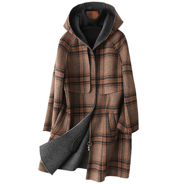 winter 2020 new superior quality wool coat women double sided 100% wool coat female jacket hooded outerwear manteau femme, Black
winter 2020 new superior quality wool coat women double sided 100% wool coat female jacket hooded outerwear manteau femme, Black