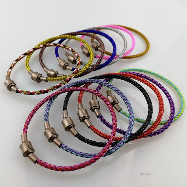 hong kong version of chow sang sang hand rope 3mm chunky waterproof wire rope wear 3d hard gold transport beads replace leather cord bracele, Black
hong kong version of chow sang sang hand rope 3mm chunky waterproof wire rope wear 3d hard gold transport beads replace leather cord bracele, Black