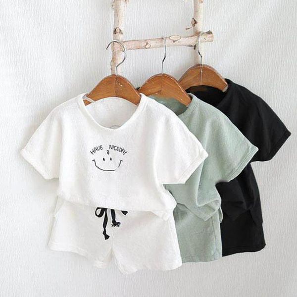 2020 new newborn infant kids baby boy girl clothes cotton linen t-shirts+shorts pants 2pcs summer outfits set t200706, White
2020 new newborn infant kids baby boy girl clothes cotton linen t-shirts+shorts pants 2pcs summer outfits set t200706, White