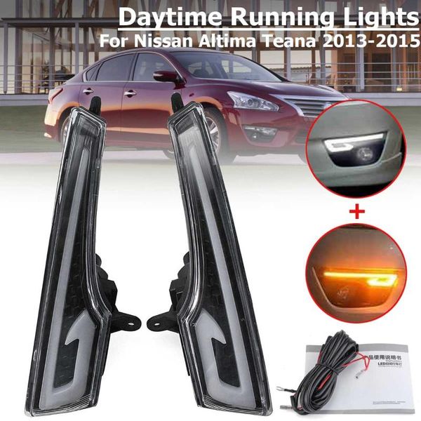 2pcs car led front bumper daytime running lights drl turn lamps signal lighting driving for altima teana 2013 2014 2020
2pcs car led front bumper daytime running lights drl turn lamps signal lighting driving for altima teana 2013 2014 2020