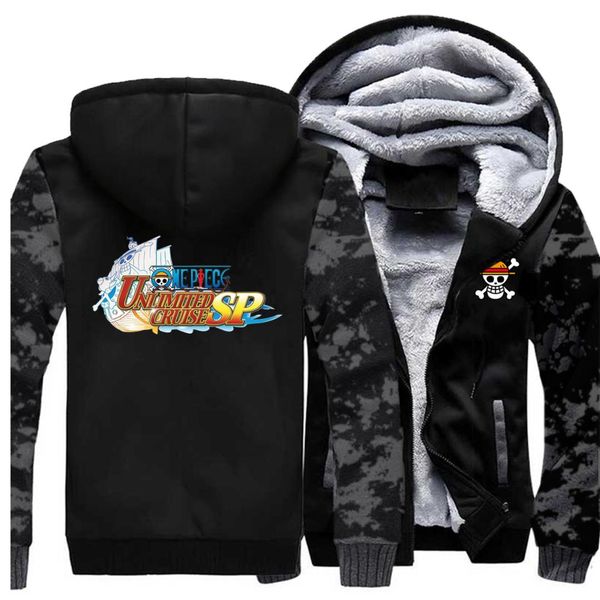one piece unlimited sp camo hoodies fashion japanese anime streetwear men autumn casual plus size fleece sportswear coat, Black
one piece unlimited sp camo hoodies fashion japanese anime streetwear men autumn casual plus size fleece sportswear coat, Black