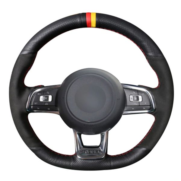 black natural leather black suede car steering wheel cover for volkswagen golf 7 gti golf r mk7 vw polo gti scirocco 2015 2016
black natural leather black suede car steering wheel cover for volkswagen golf 7 gti golf r mk7 vw polo gti scirocco 2015 2016