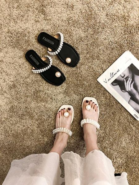 slippers women wear-resistant fashion non-slip flip-flops 2020 summer new fairy pearl pinch beach shoes sandals, Black
slippers women wear-resistant fashion non-slip flip-flops 2020 summer new fairy pearl pinch beach shoes sandals, Black